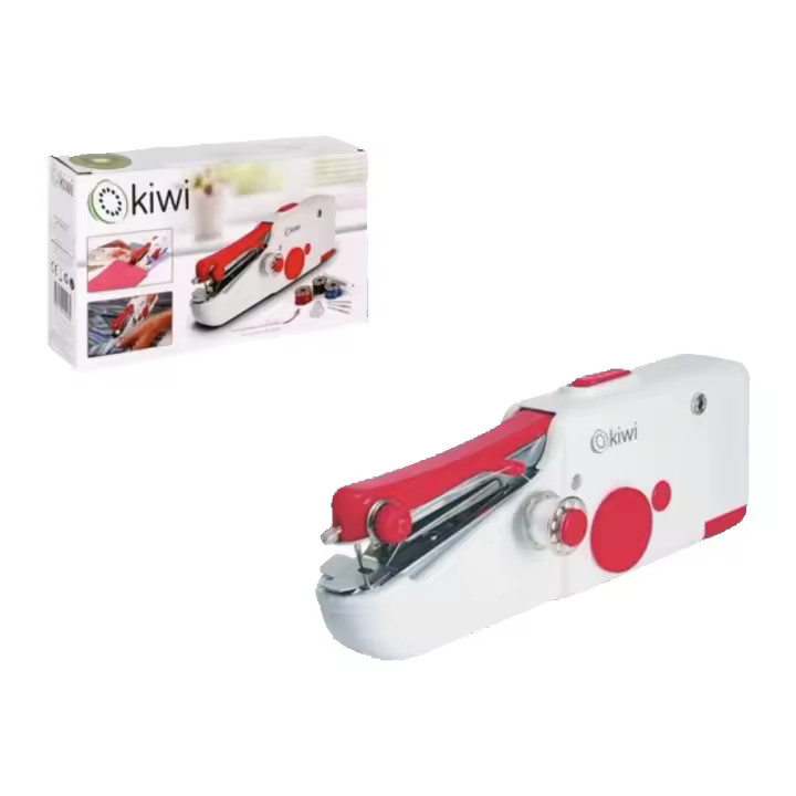Máquina de coser portátil, Mini máquina de coser eléctrica portátil para principiantes y adultos, fácil de usar y puntada rápida adecuada para ropa, telas, bricolaje para viajes a casa - 1