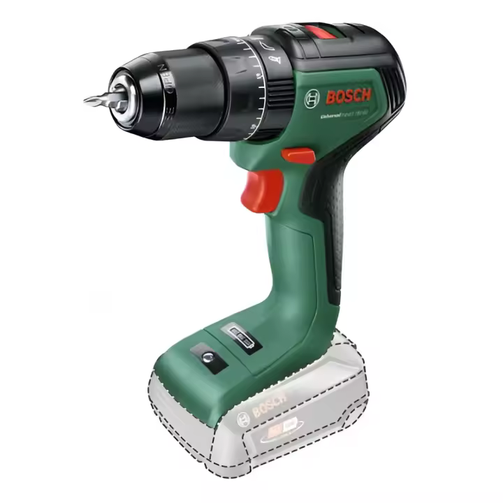 Bosch Home and Garden taladro percutor a batería UniversalImpact 18V-60 (sin batería, sistema de 18 V, en caja) - 1