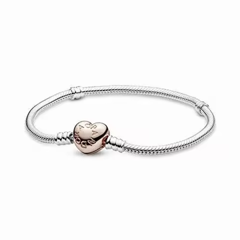 Pulsera  Pandora Moments cierre CorazonRose 580719-20 - 1