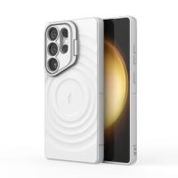 Funda Magnética De Lujo Para Samsung Galaxy S25 Ultra plus Con Soporte Para Lentes Plegables Y Carga Inalámbrica Magsafe Cubierta Suave Mate Protectora Contra Golpes Y Arañazos - details 20