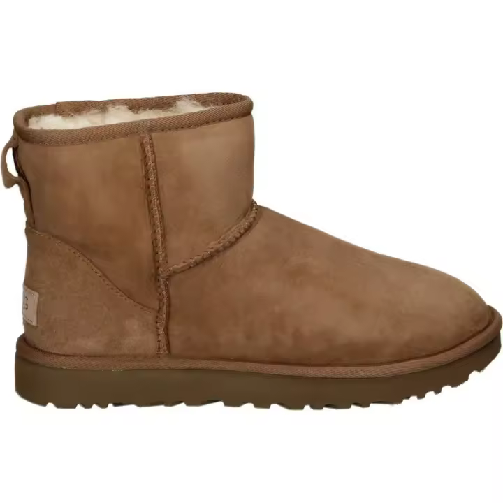 UGG | Botines UGG Classic Mini II para Mujer – Botines Australianos en Color Chesnut – Australianas Planas – Botines sin Cierre – Con Borreguito – Perfecto para Invierno – Tendencia – Moda – Fashion - 1