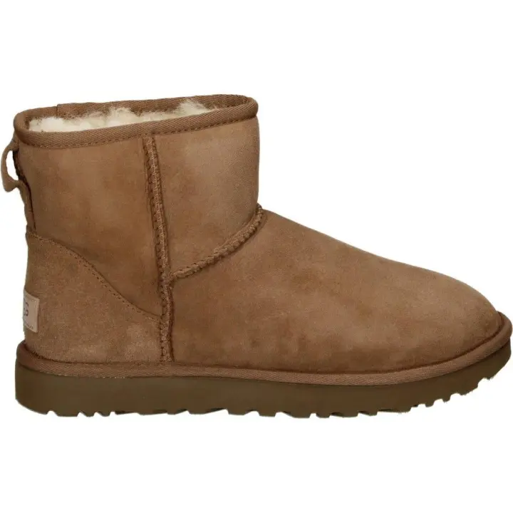 UGG | Botines UGG Classic Mini II para Mujer – Botines Australianos en Color Chesnut – Australianas Planas – Botines sin Cierre – Con Borreguito – Perfecto para Invierno – Tendencia – Moda – Fashion - 1