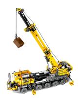 Juguete De Construcción De Bloques Pequeños Para Niños Modelo De Grúa De Ingeniería Amarilla De La Serie Ciudad Regalo De Navidad Para Niños Edad Recomendada 6-12 Años - details 6