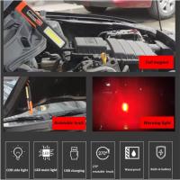 Rechargeable LED Work Light, 2-in-1 Inspection Lamp with 360 Degree Rotation and 5W COB LED Torch Lamp with Magnetic Base and Hook for Home, Workshop, Camping, DIY Lighting - details 0