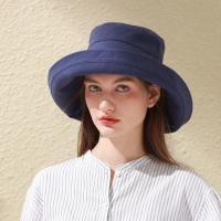 BRIMIX sombrero de sol mujer sombrero de playa mujer sombrero protección UV mujer sombrero verano mujer sombrero plegable mujer sombrero estilo francés sombrero plegable muj esombrero de algodón mujer gorra transpirable mujer sombrero verano mujer - details 16