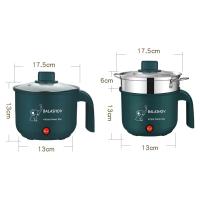 Mini olla eléctrica para 1 o 2 personas, multicocina, antiadherente, de doble capa, multifunción, vaporera, ollas para cocinar en casa - details 10