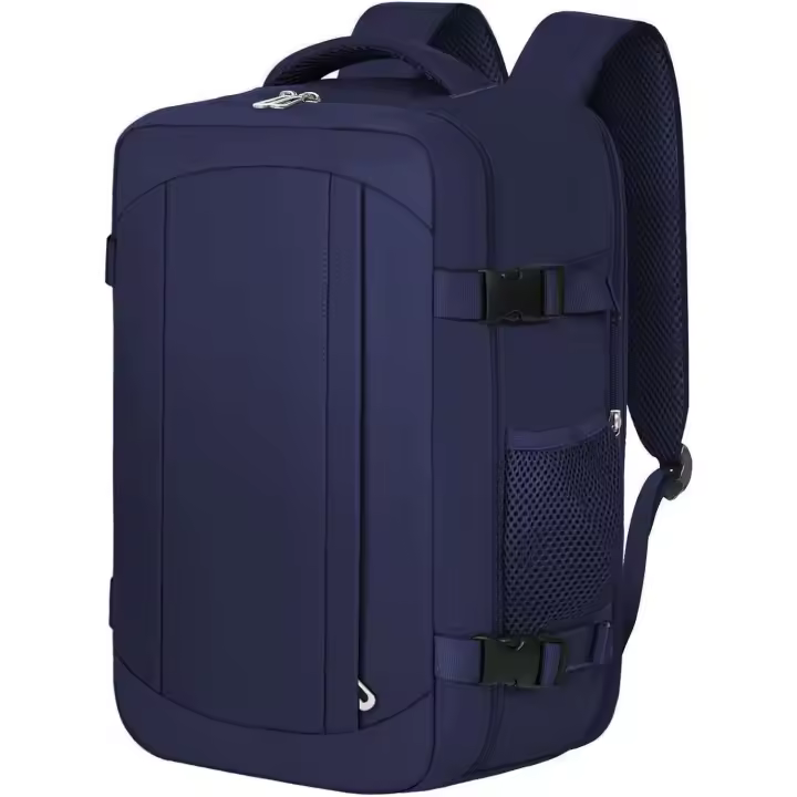 Mochila Viaje Cabina Avion 40x20x25 para Ryanair, de Equipaje de Mano Mochila de Cabina Travel Backpack Tamaño 20L - Negro - 1