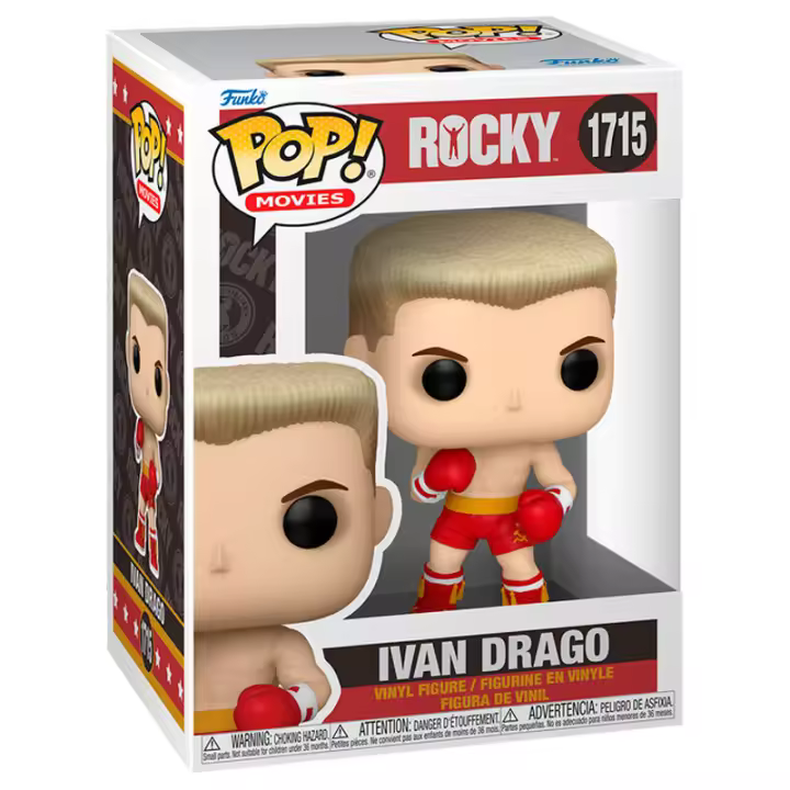 Figura Pop Rocky Balboa Ivan Drago-Figura de Vinilo Coleccionable - Idea de Regalo- Mercancia Oficial - Juguetes para Niños y Adultos - Movies Fans - Muñeco para Coleccionistas y Exposición - 1