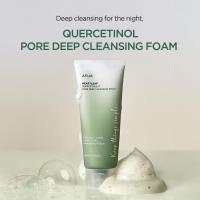 ANUA Quercetin Pore Deep Cleansing Foam, Cleanser, Double Cleanse, BHA, Hyaluronic Acid, Glycerin, Face Wash, Blackhead Remover, Korean Skincare (150ml/5.07 fl oz) - details 0
