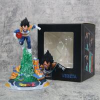 Figura De Colección Dragon Ball Z 25cm Super Saiyan Vegeta Anime PVC Luz Interiorizable Modelo Figura De Decoración Regalo - details 0