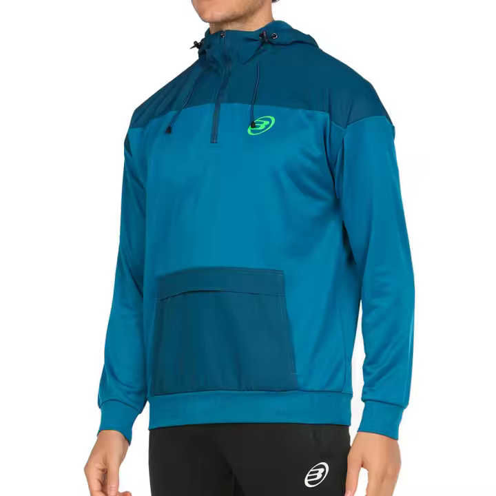 Bullpadel Kedayan - Sudadera Negra Hombre - Cómoda y Transpirable - 1