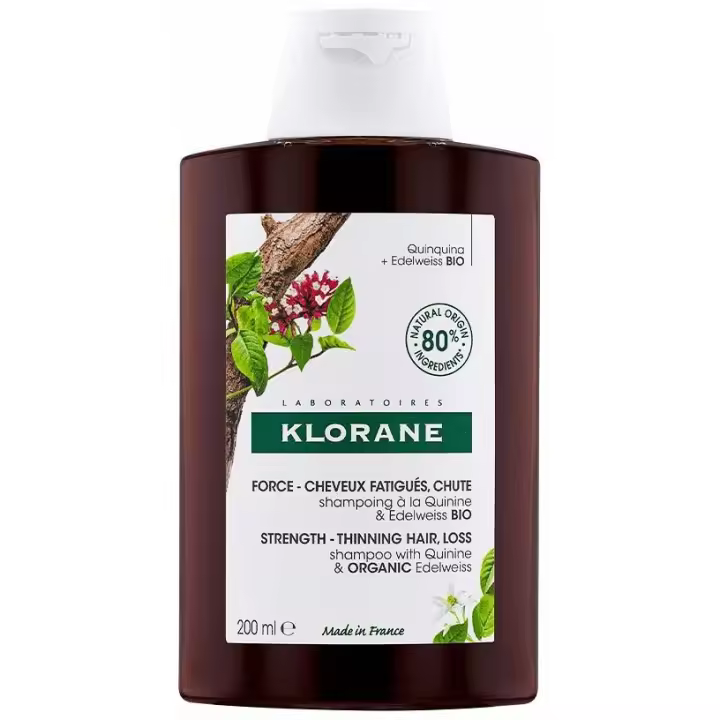 A La Quinina Y Edelweiss Bio Champú Anticaída 200 Ml - 1