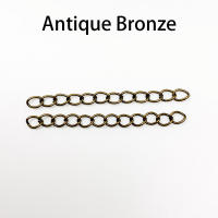 Cadena De Extensión Para Collar Y Pulsera 100pcs Metal Zinc Alloy 50mm 70mm Para Fabricación De Joyas DIY Enlaces Extensos Para Encadenes - details 5