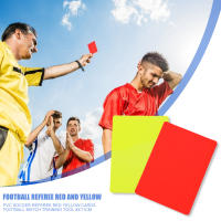 Tarjetas Rojas Y Amarillas Duraderas Para Fútbol Tamaño 3.2x4.3 Pulgadas Herramienta De Arbitraje De Fútbol Para Entrenamiento Y Partidos - details 2