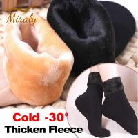 Calcetines Cortos De Piel De Cachemira Térmicos Para Mujer Invierno Gruesos De Poliéster Y Algodón Calcetines De Veludo De Nieve Para Casa - details 0