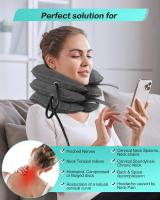 Dispositivo De Tracción Cervical Para Alivio Del Dolor Crónico En El Cuello Y Los Hombros Inflable Colar De Estiramiento Para El Cuello - details 5