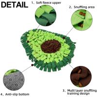 Juguetes Interactivos Para Perros Alfombra De Aromaterapia Para Mascotas Juego Boreante De Alimentación Con Snuffle Mat - details 2