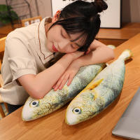 Nueva Simulación Gran Juguetes De Pescado Amarillo Almohada Suave De Peluche Realista Cojín De Descanso Decorativo Regalo - details 26