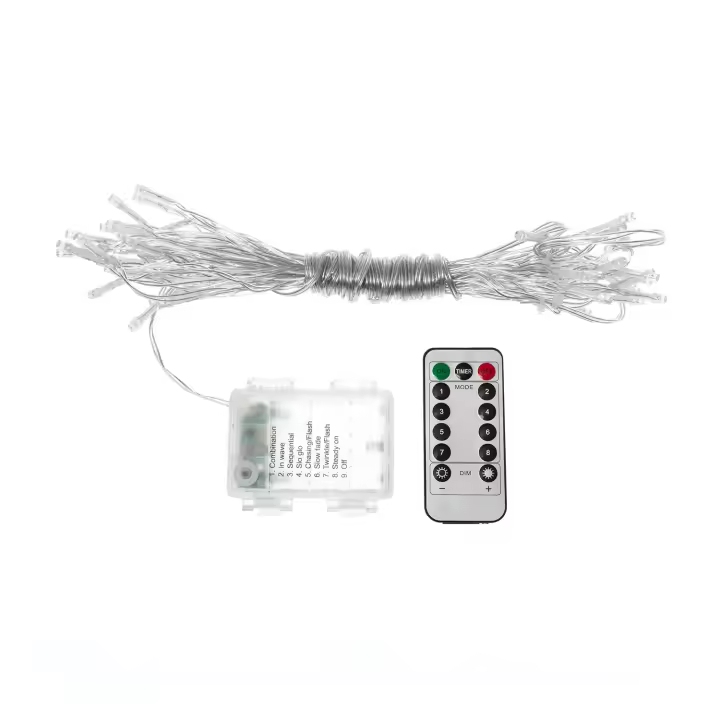 Ledkia Guirnalda Exterior LED con Batería para Sombrilla 2m 3000K Blanco Cálido - 1