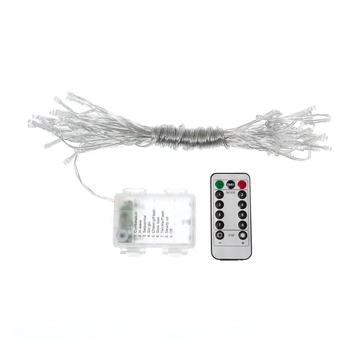 Ledkia Guirnalda Exterior LED con Batería para Sombrilla 2m 3000K Blanco Cálido - 1
