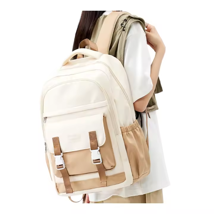 Mochila de Alta capacidad para estudiantes, Morral Escolar para orden portátil, de viaje, estética, a la moda, para Mujer - 1