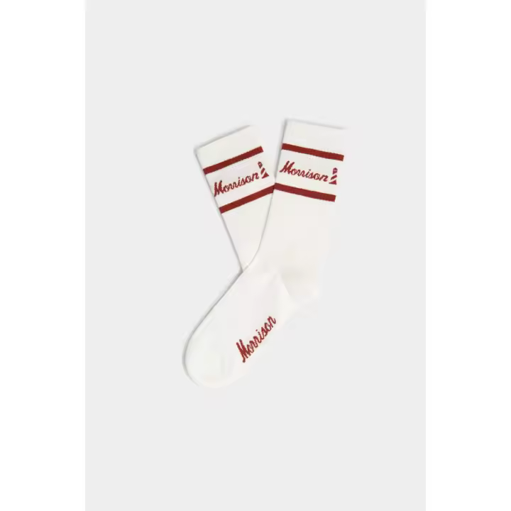 Roller Logo Burgundy     Calcetines Morrison Hombre y Mujer - 1
