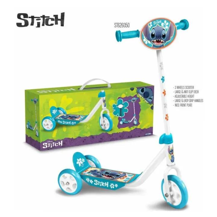 PATINETE 3 RUDAS STITCH DISNEY DE STAMP - 1