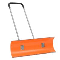vidaXL Pala de Nieve con Mango Extensible Lámina Quitanieves Ruedas Acero Negro Dimensiones 61 cm, 66 cm, 96 cm - details 2
