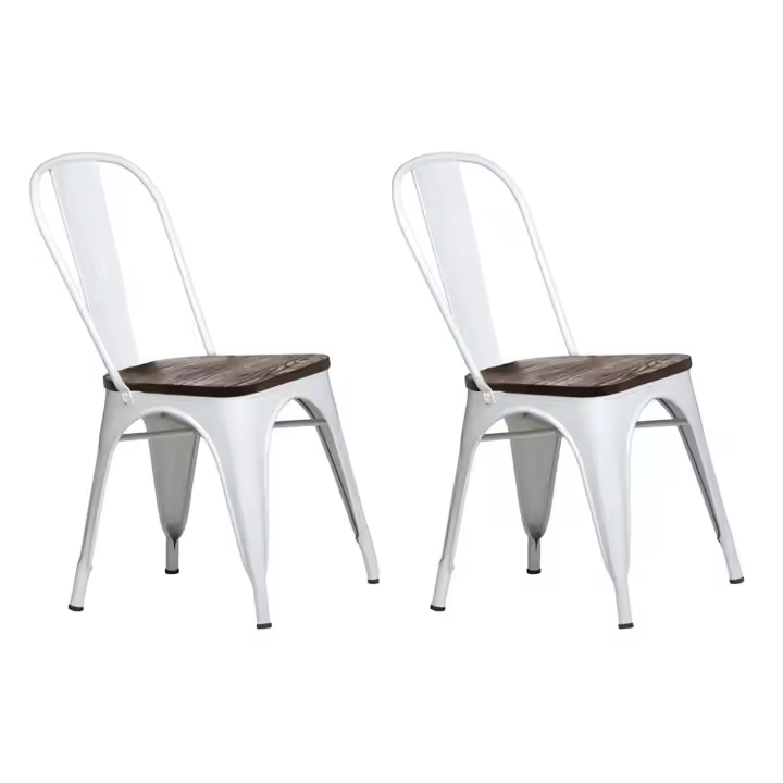 LÚZETE - Silla Josephine Blanca Madera - Diseño Original - 1