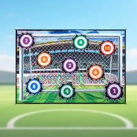 Juego De Fútbol 100cm Con Bolas Adhesivas Juego De Tiro Al Arco Despliegue Fácil Mini Juegos De Fútbol Para Niños Y Niñas - details 3
