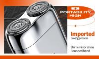 Afeitadora Eléctrica Portátil Para Hombres Mini USB Recargable Regalo Para Novio Afeitadora De Barba Viaje Caja De Regalo Material PVC - details 4