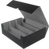 Card Storage Box for Trading Cards, 1800+ PU Leather Commander Card Deck Case, Magnetic Closure Card Holder Fits for Magic Game Cards - details 0