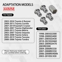 Juego De Tornillos De Bloqueo De Rueda Antirrobo 33MM/44MM Altura Con 4Tornillos + 1Llave M12x1.5 Para Toyota Lexus PT27648100 - details 10