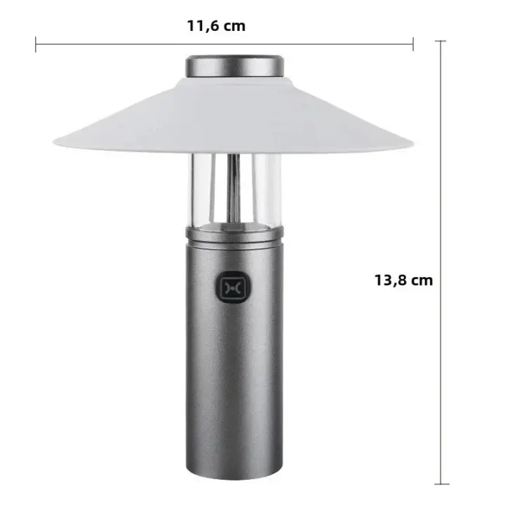 Lámpara De Camping LED Portátil Con Luz Magnética Y Recargable Por Tipo-C Iluminación De Emergencia Para Exterior Y Tienda - 1