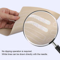 5pcs Piel De Práctica Para Microtejido De Cejas Simulación De Maquillaje Permanente Suministros De Tatuaje PMU Para Entrenamiento De Cejas - details 2