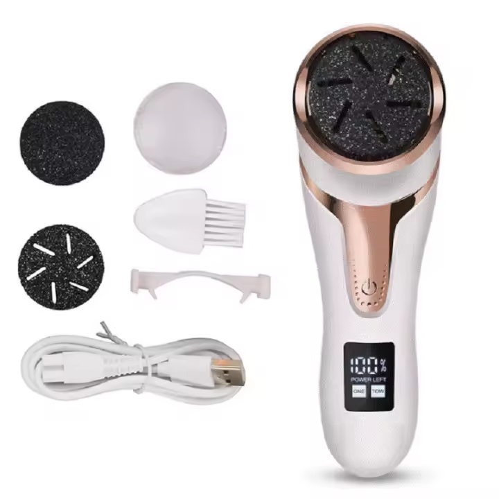 Removedor de callos Eléctrico para pies, artículos de pedicura raspador para el cuidado de los pies recargable - 1