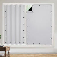 Cortina De Ventana Portátil Y Desmontable 100% Blackout Con Ventosas Para Sala De Estar Y Dormitorio Bloqueo De Calor Y Luz Natural Moderno - details 9