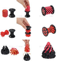 Juguete Antiestrés Passthrough De 3D Imprimido Pirámide Imposible Con Cono Espiral Decoración De Escritorio De Árbol De Navidad Juguete Interactivo Para Alivio Del Estrés - details 6