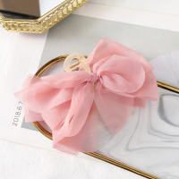Haimeikang Pinza De Cabello De Malla Para Mujer Estilo Coreano Verano Accesorios De Cabello Solid Color Decorativos Para Peinado - details 5