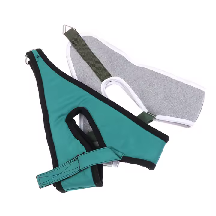 Cinturón De Tracción Cervical 1Pcs Correa Estiradora De Cuello Para Fixing De Vértebras Colores Gris Y Blanco Material Algodón Y ABS - 1