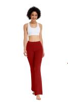 Pantalones De Yoga Para Mujer Con Cintura Alta Y Pierna Flare Cross over Leggings De Piso Ancho Para Gimnasio Y Ropa Casual - details 11