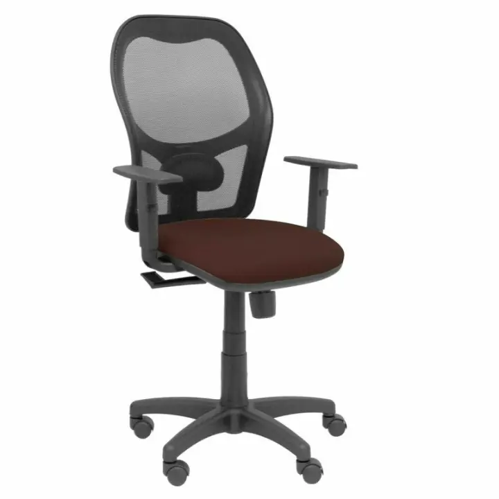 Silla de Oficina P&C 3B10CRN Con reposabrazos Marrón oscuro - 1