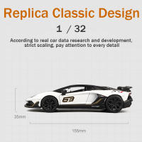 Modelo De Coche De Aleación CCA 1:32 Lamborghini Aventado SVJ63 Simulación Para Colección Y Exhibición Sin Batería Escala 1:32 - details 5