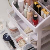 Organizador De Maquillaje, 3 Capas, 23.3x17x26.8cm, Gran Organizador De Tocador, Caja De Almacenamiento De Cosméticos Con Rejilla Para Base, Loción, Pintalabios, Crema Facial, Máscara De Parches - details 3