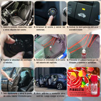 NQT Eliminador de Olores para Coche de Descarga Única 150ml- Ambientadores de Automóvil Absorbe los Malos Olores -Olor de Lavanda Vainilla Piruleta Pino Coche Nuevo Brisa Marina - details 2