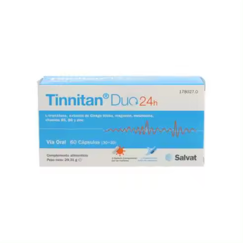 Tinnitan Duo 24 Horas 60 Cápsulas Salvat - 1