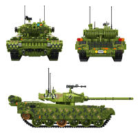 Bloques De Construcción De Tanque De Batalla Principal Merkava MK4 Serie Militar WW2 Para Niños Juguetes Regalos Para Niños De 6 a 12 Años Y Adolescentes - details 10