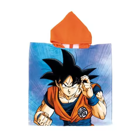 Poncho Microfibra Arditex 240G Dragon Ball Z 55x110cm Producto Oficial Especial Regalos Para Todos - 1