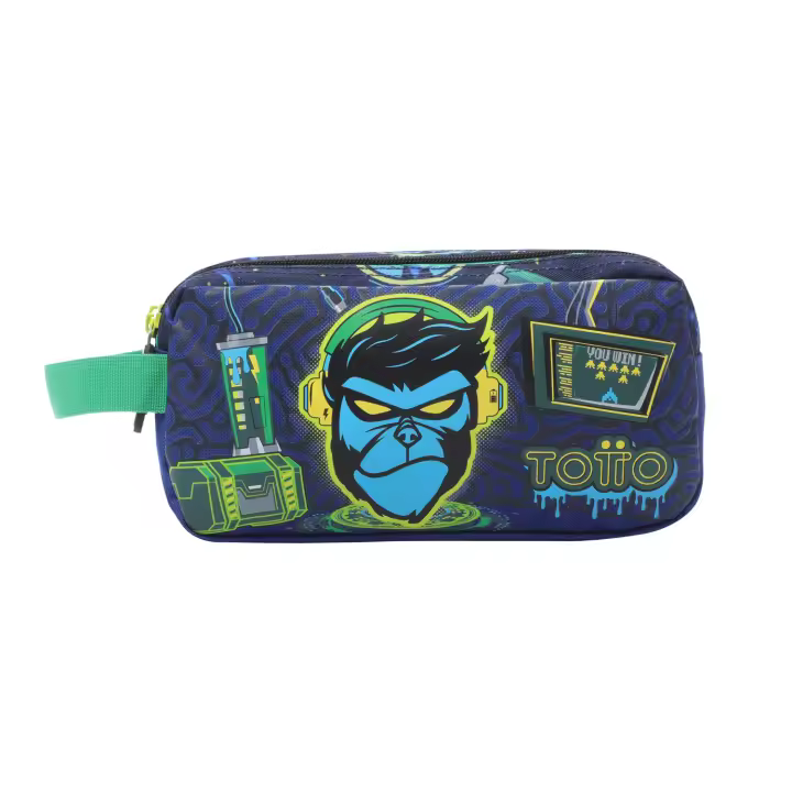 Totto Estuche infantil Kong Lab Material: Poliéster 23 x 12 x 8.5 cm - 1