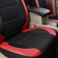 Funda de asiento de coche de cuero Pu Universal, tela transpirable, cojín de asiento delantero y trasero, protección completa, 9 unidades por juego - details 2